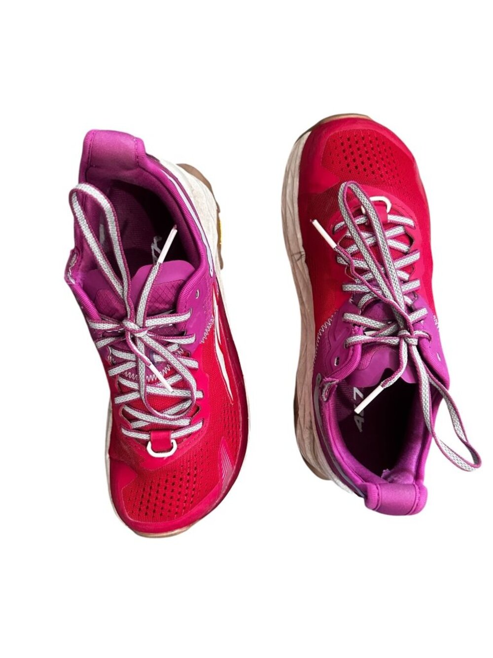 Altra Vibram Olympus 5 Running Sneaker Shoes Women 7.5 Red Trail Workout Gorpcor - Picture 14 of 16